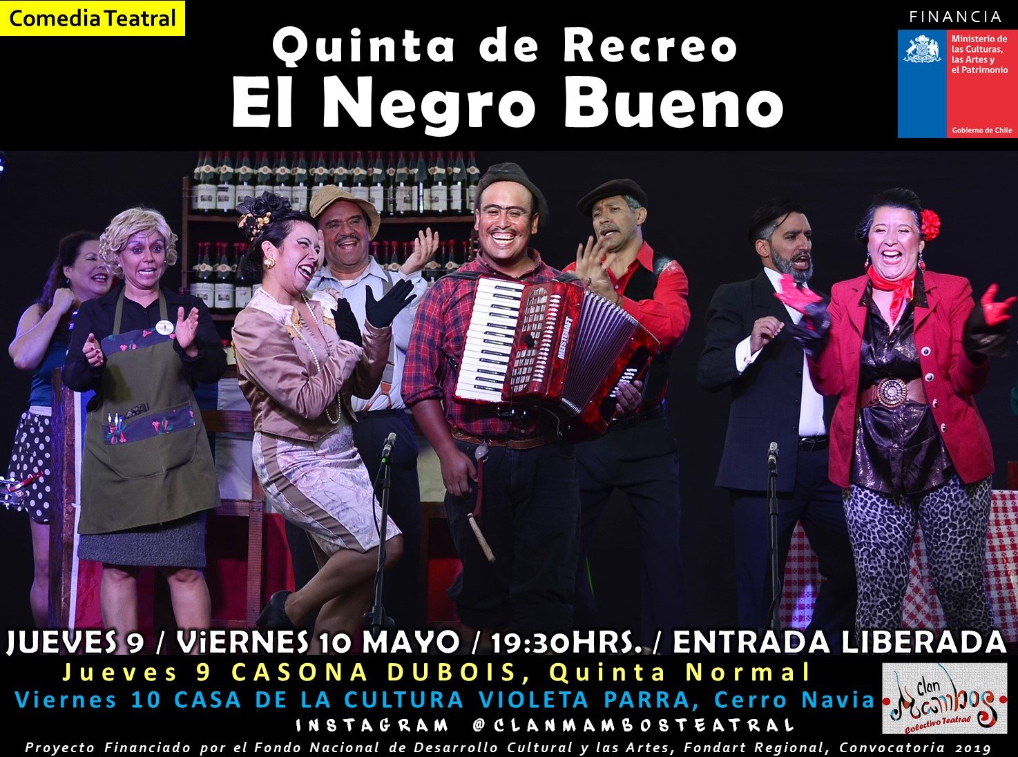 2019 Circulación Teatral por Lo Espejo, Quinta Normal, Cerro Navia y Lo Prado.