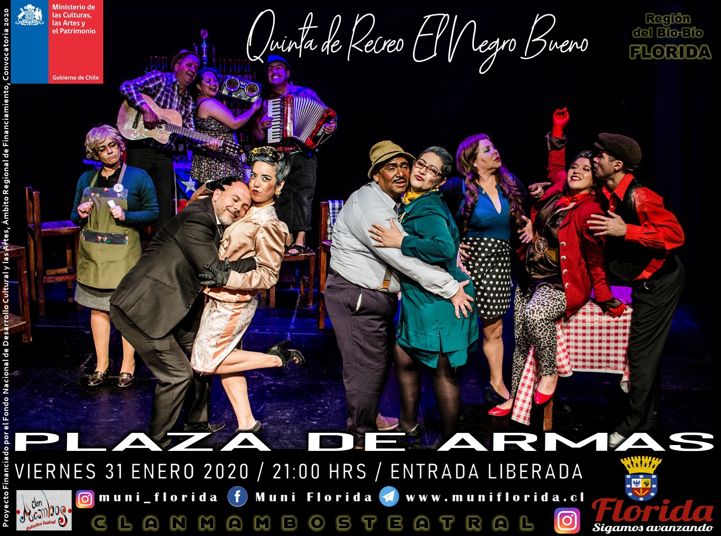 2020 Circulación Teatral por Florida y Penco. 8va Región.