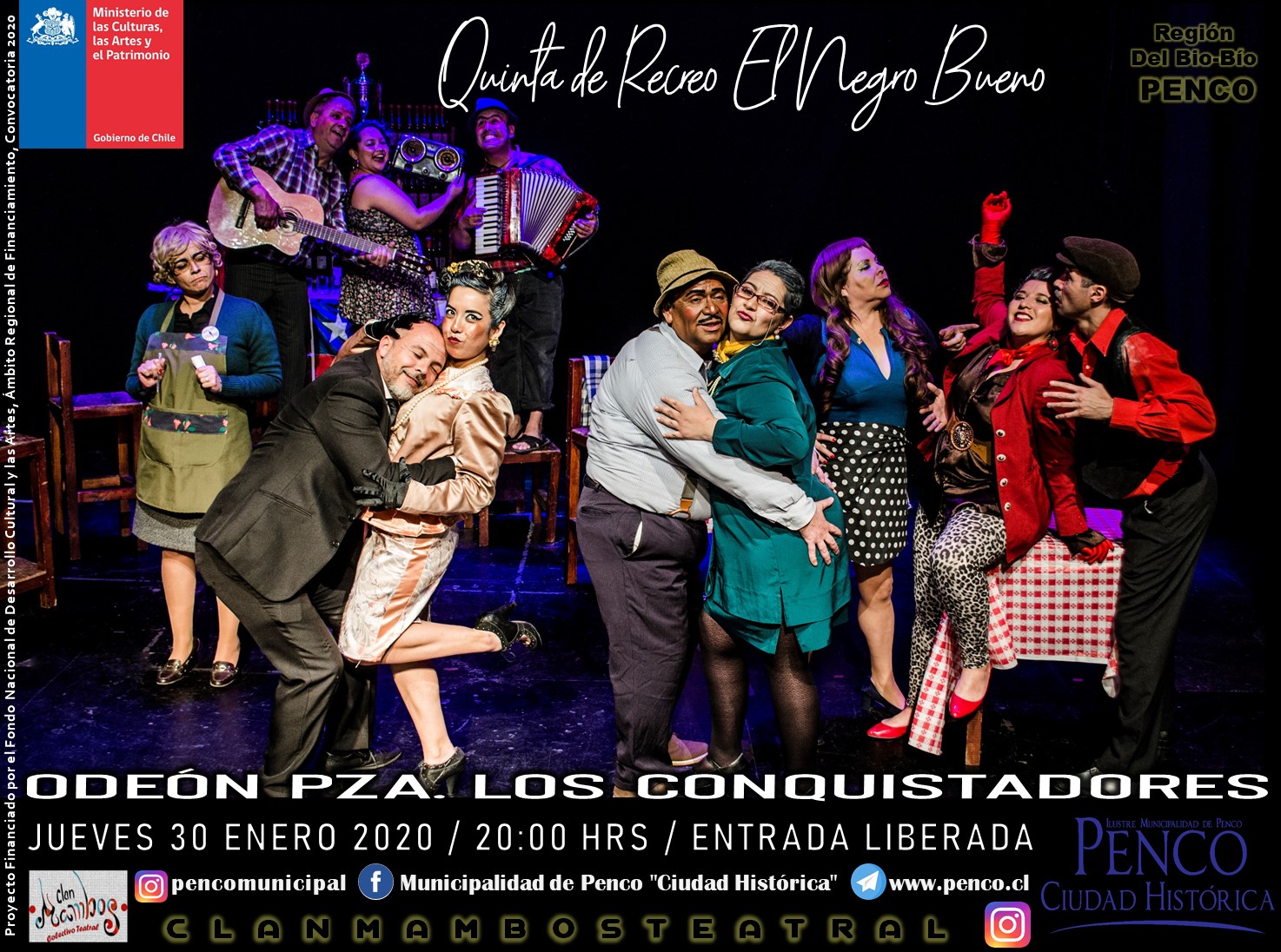 2020 Circulación Teatral por Florida y Penco. 8va Región.