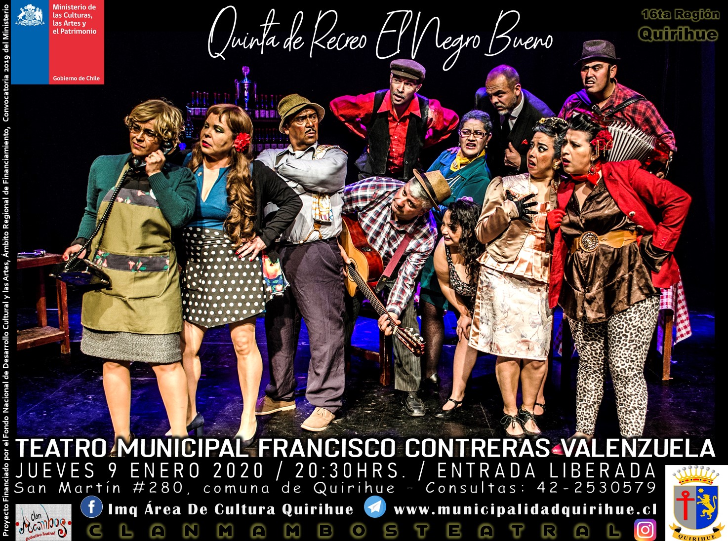 2020 Circulación Teatral por Ránquil y Quirihue. 16ta Región.